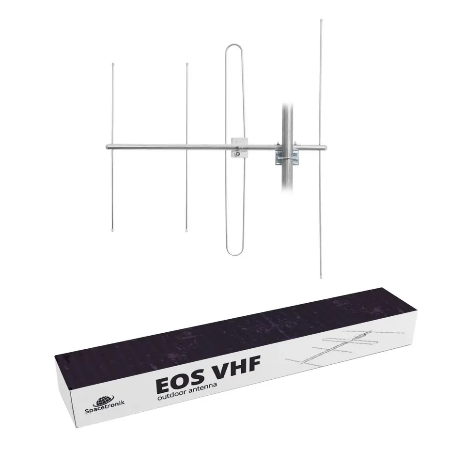 ⁨Antena DVB-T Spacetronik EOS VHF pol. H/V white⁩ w sklepie Wasserman.eu