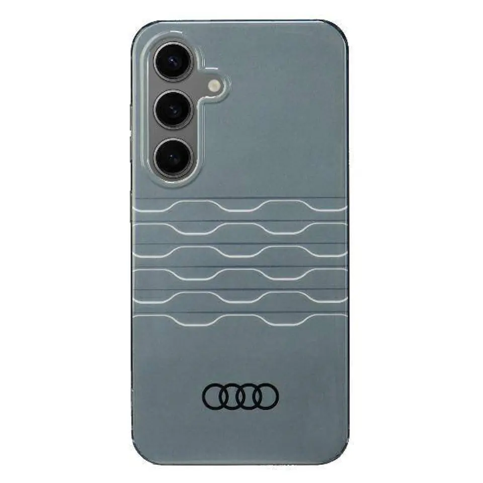 ⁨Oryginalne Etui SAMSUNG GALAXY S24 Audi Hardcase IML Case (AU-IMLS24-A6/D3-GY) szare⁩ w sklepie Wasserman.eu