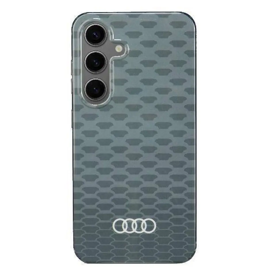 ⁨Oryginalne Etui SAMSUNG GALAXY S24 Audi Hardcase IML Pattern MagSafe Case (AU-IMLMS24-Q5/D3-GY) szare⁩ w sklepie Wasserman.eu