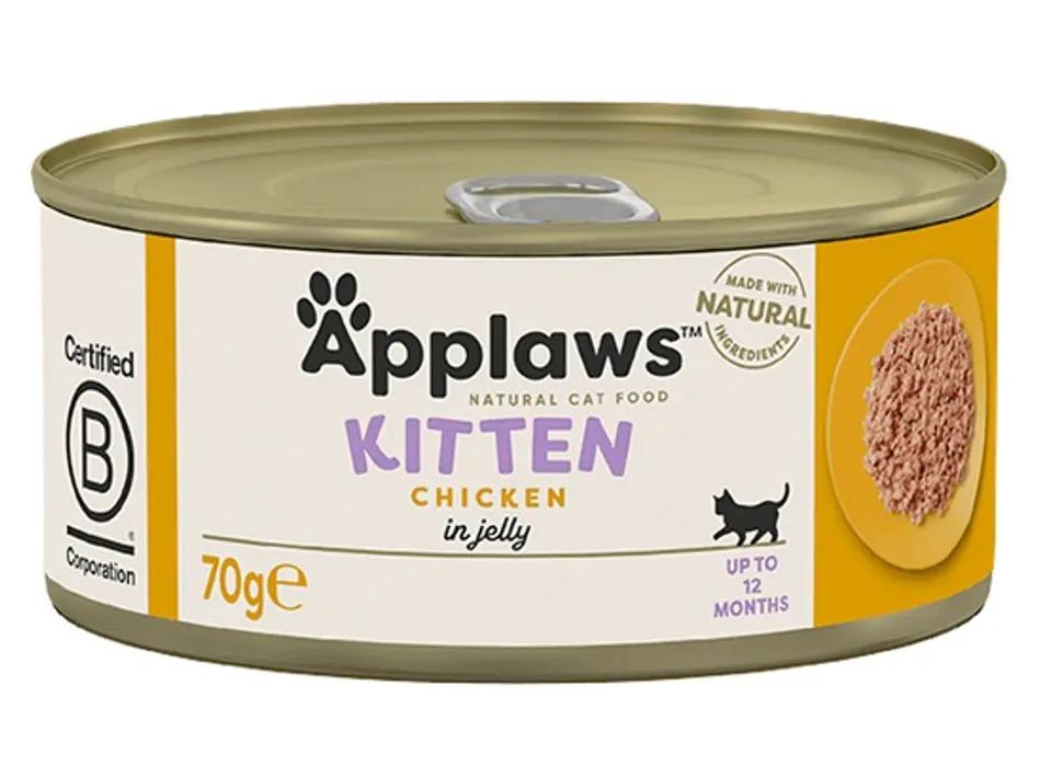 ⁨APPLAWS Chicken Can for Kittens [1001] 70g⁩ at Wasserman.eu