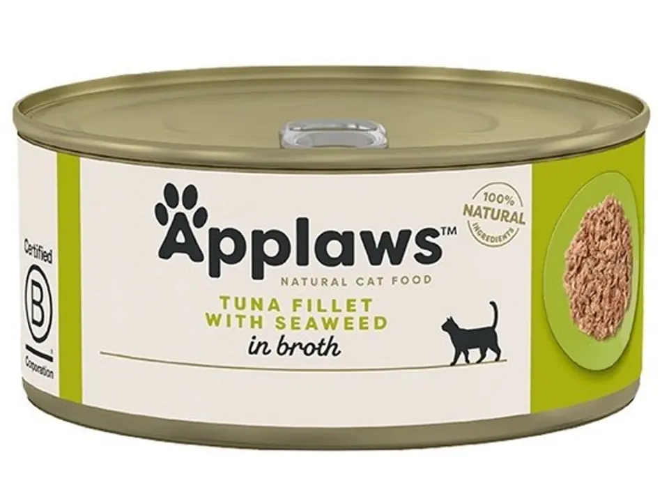 ⁨Applaws can for cat Tuna and Seaweed 70g⁩ at Wasserman.eu
