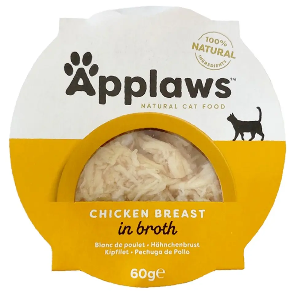 ⁨Applaws miseczka dla kota Pierś z Kurczaka z Ryżem 60g⁩ w sklepie Wasserman.eu