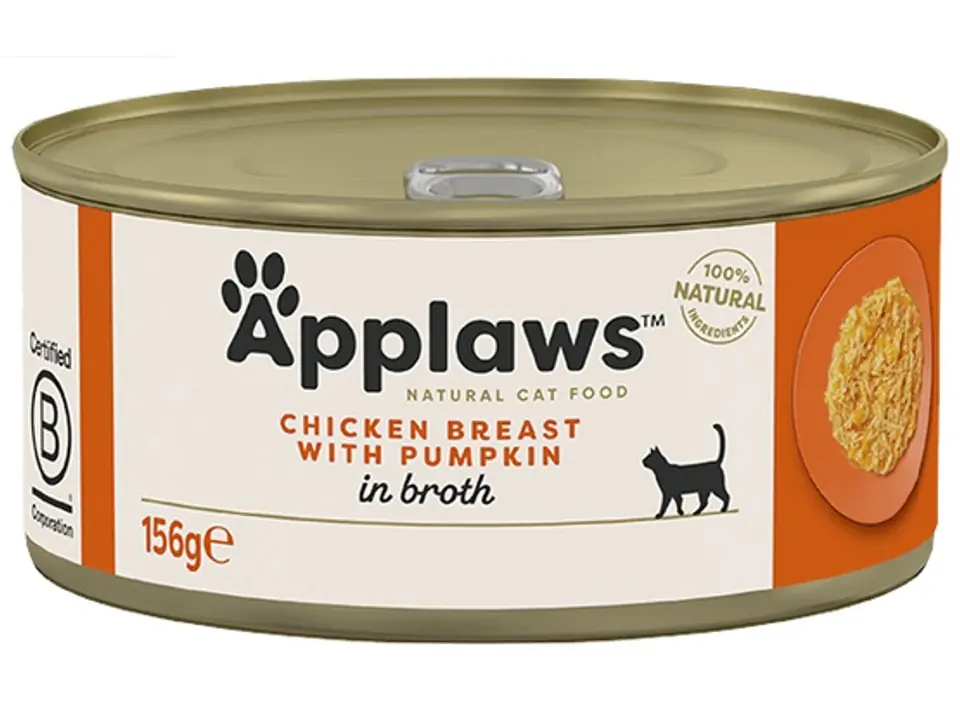 ⁨Applaws puszka dla kota Kurczak i Dynia 156g⁩ w sklepie Wasserman.eu