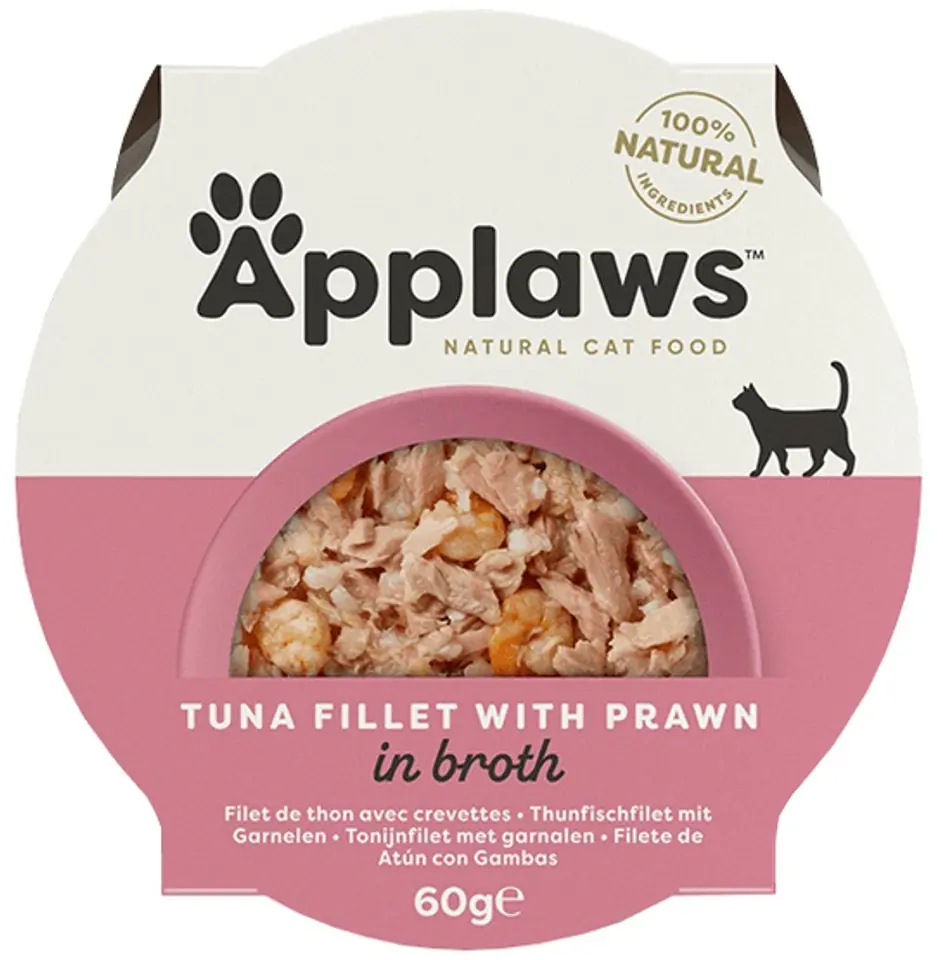 ⁨APPLAWS Luxury Tuna Fillet with Prawn 60g [7002]⁩ at Wasserman.eu