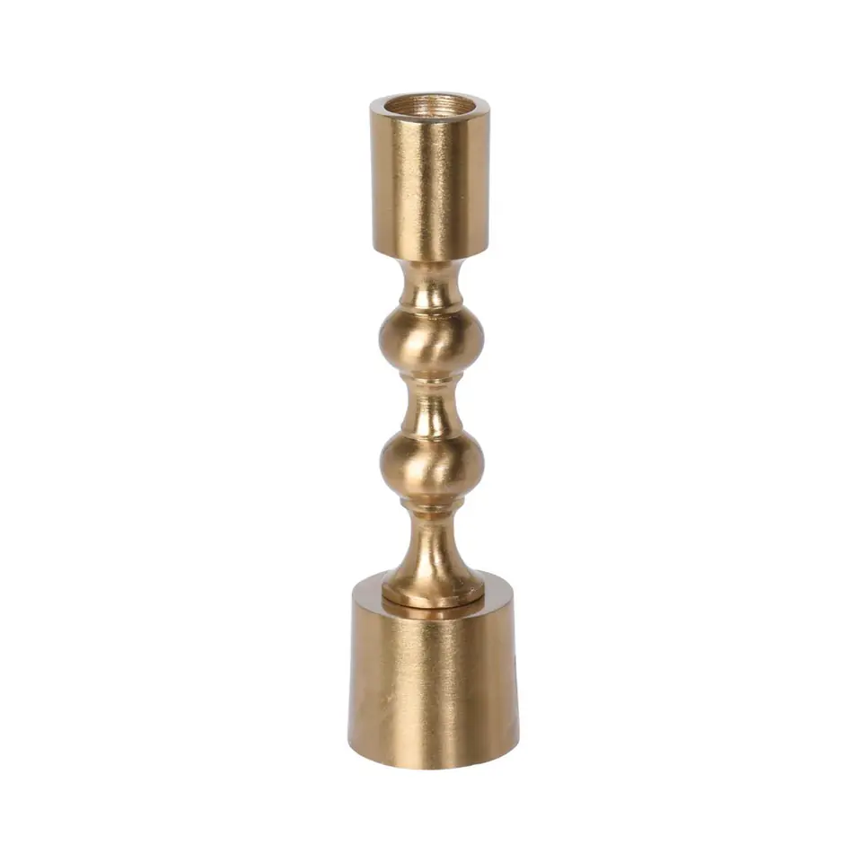 Świecznik złoty w stylu glamour 16 cm w sklepie Wasserman.eu
