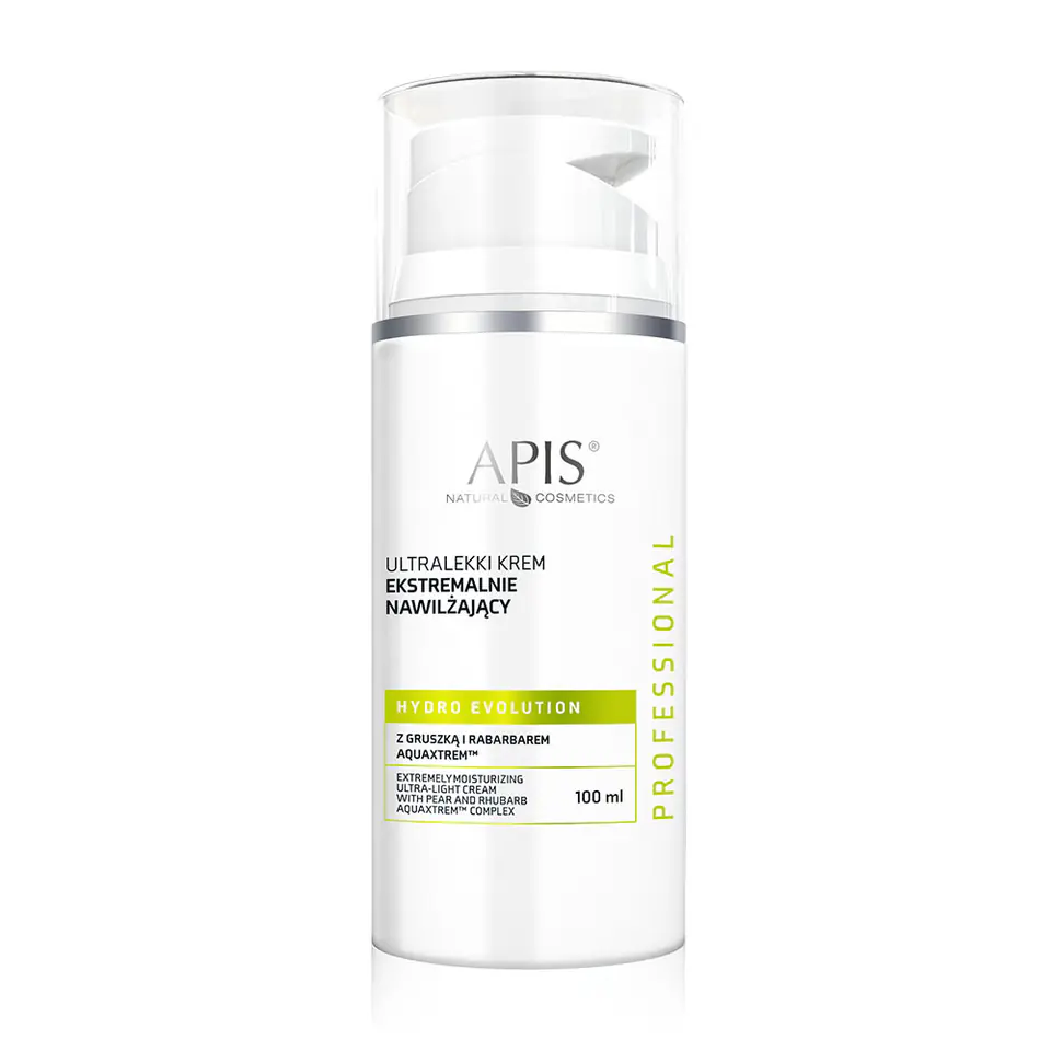 ⁨Apis hydro evolution ultralight extremely moisturizing cream with pear and rhubarb aquaxtrem™ 100 ml⁩ at Wasserman.eu