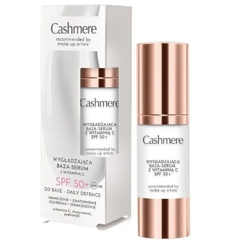 ⁨Cashmere DD Base wygładzająca baza-serum z witaminą C SPF50+ 30ml⁩ w sklepie Wasserman.eu