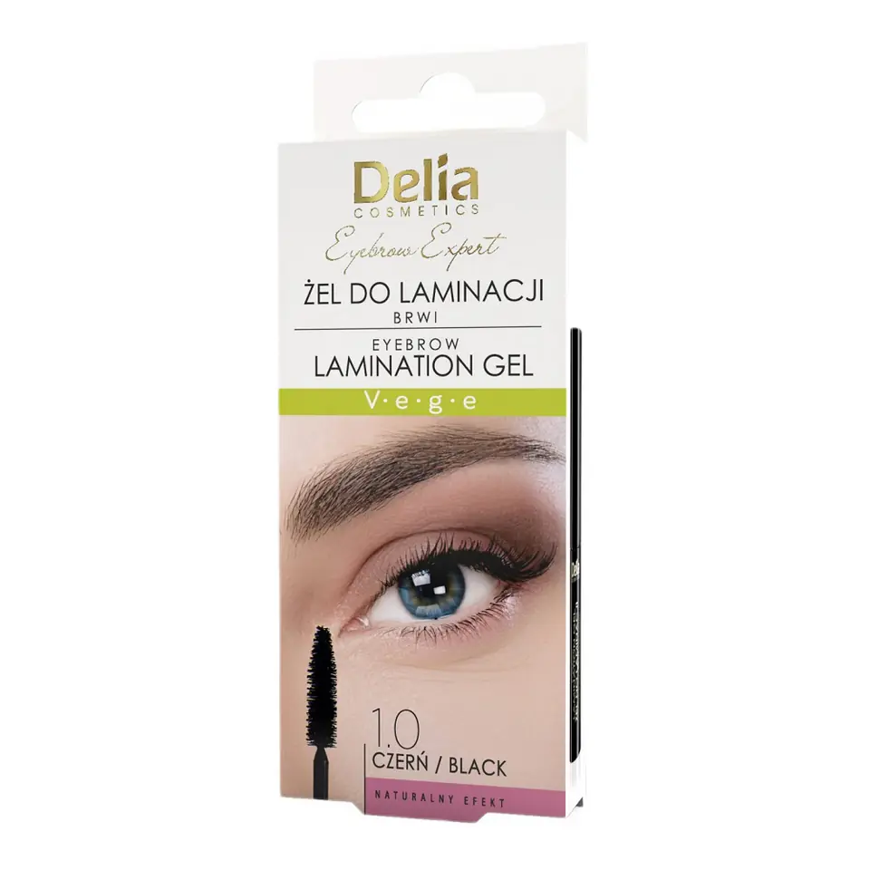 ⁨Delia Eyebrow Expert żel do laminacji brwi Czerń 4ml⁩ w sklepie Wasserman.eu