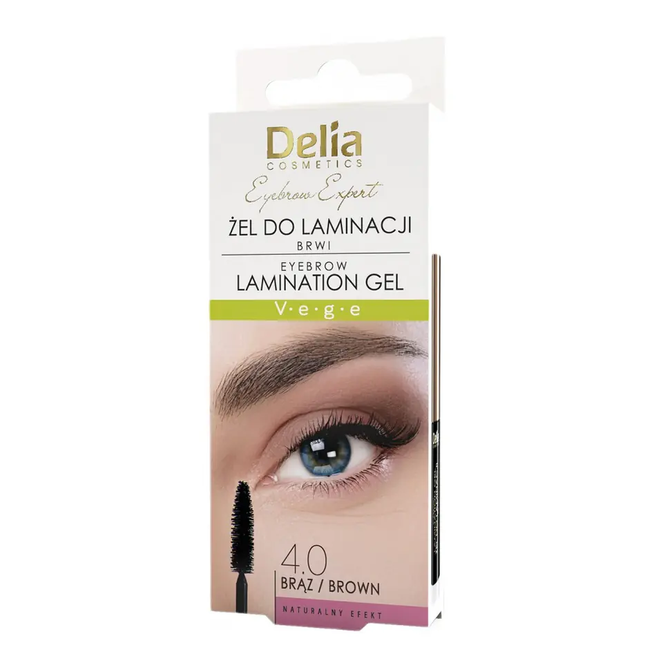 ⁨Delia Eyebrow Expert żel do laminacji brwi Brąz 4ml⁩ w sklepie Wasserman.eu