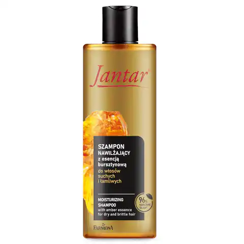 ⁨Farmona Jantar szampon nawilżający z esencją bursztynową do włosów suchych i łamliwych 300ml⁩ w sklepie Wasserman.eu