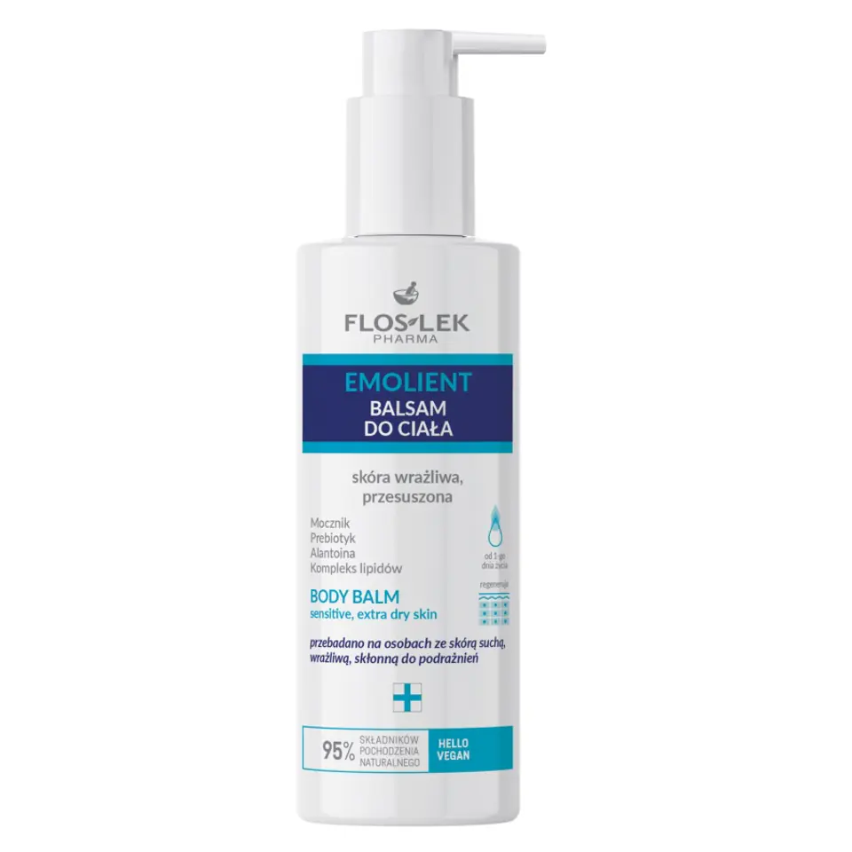 Floslek Emolient balsam do ciała skóra wrażliwa i przesuszona 175ml w sklepie Wasserman.eu