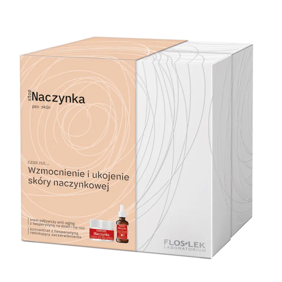 Floslek stopNaczynka zestaw koncentrat z hesperydyną 30ml + krem odżywczy anti-aging 50ml w sklepie Wasserman.eu