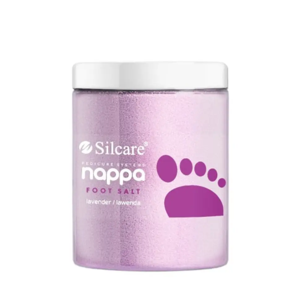 ⁨Silcare Nappa Salt sól do stóp Lawenda 1250g⁩ w sklepie Wasserman.eu