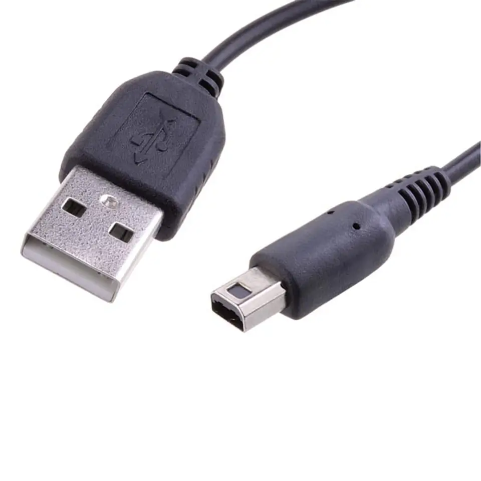 Avacom USB kabel (2.0), USB A M - Nintendo 3DS M, 1.2m, okrągły, czarny w sklepie Wasserman.eu