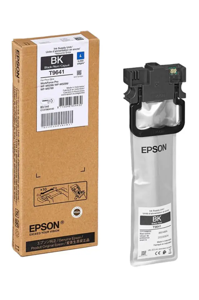 ⁨Oryginalny Tusz Black Epson T9641 (C13T964140)⁩ w sklepie Wasserman.eu