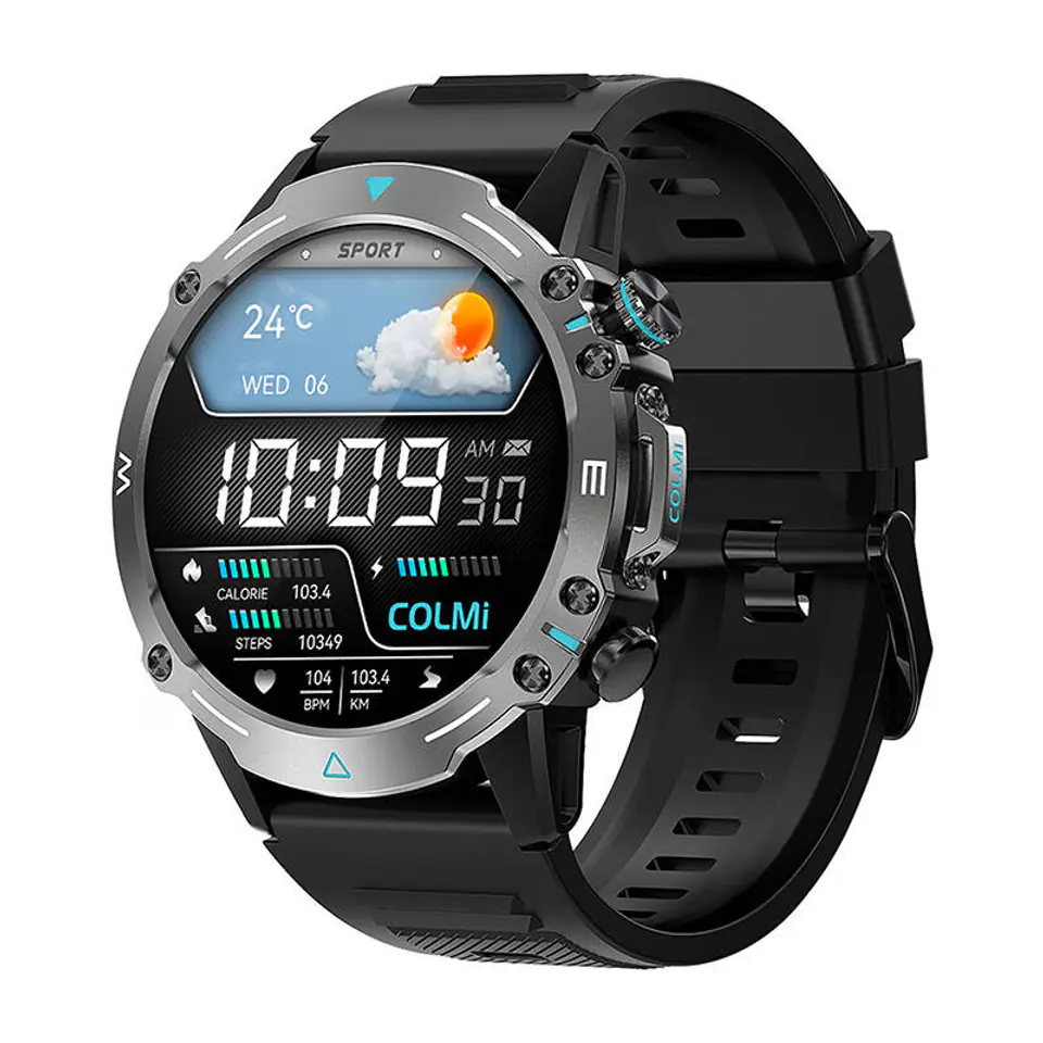 ⁨Smartwatch Colmi M42 (Czarny)⁩ w sklepie Wasserman.eu