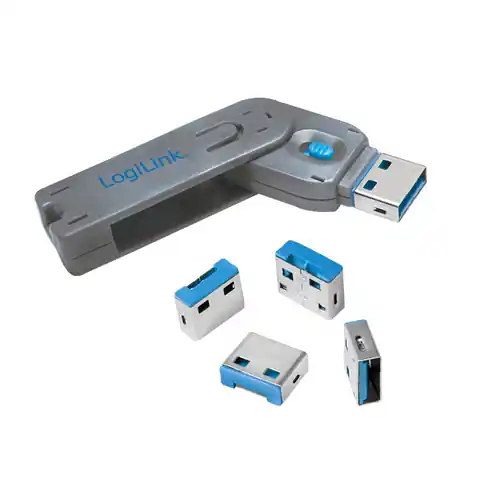 ⁨LOGILINK  AU0043 Blokada zabezpieczająca porty USB⁩ w sklepie Wasserman.eu