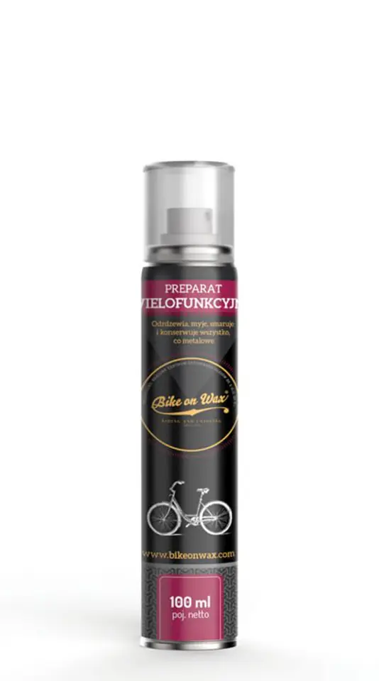 ⁨Preparat wielofunkcyjny Bike On Wax Multifunctional Spray 100 ml aerozol⁩ w sklepie Wasserman.eu