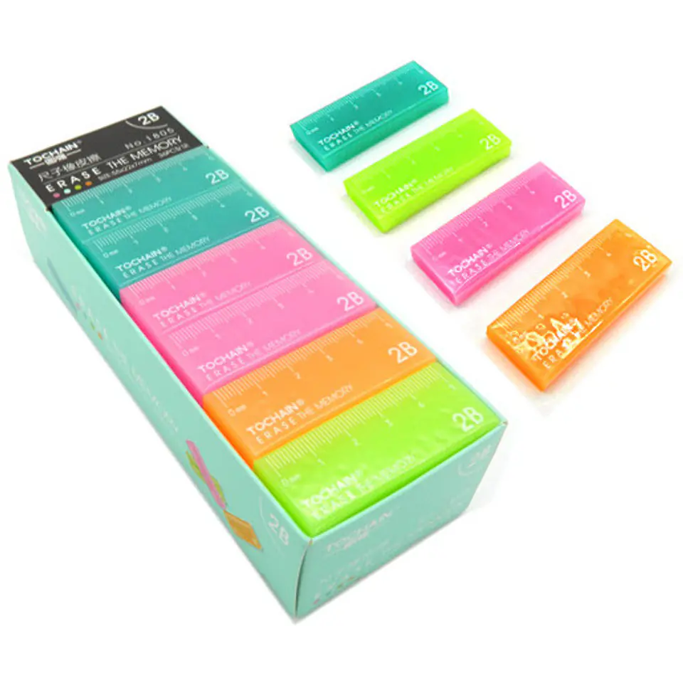 ⁨Gumka żelowa do ołówków TOCHAIN Erase The Memory 55x22x7mm TO1805⁩ w sklepie Wasserman.eu