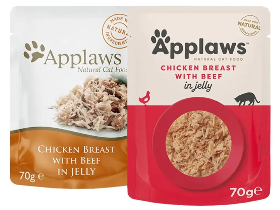 ⁨APPLAWS Pouch chicken with beef in jelly 70g [8252]⁩ at Wasserman.eu