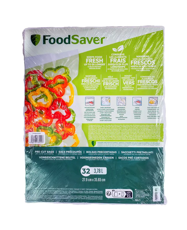 ⁨Worki do próżniowego pakowania żywności FoodSaver FSB3202-I (32szt.; 28x35,6cm)⁩ w sklepie Wasserman.eu