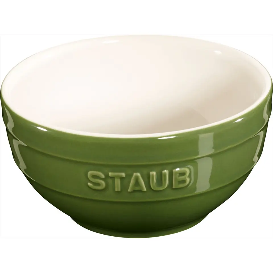 ⁨Staub Ceramique ramekin 400 ml Green Round⁩ at Wasserman.eu