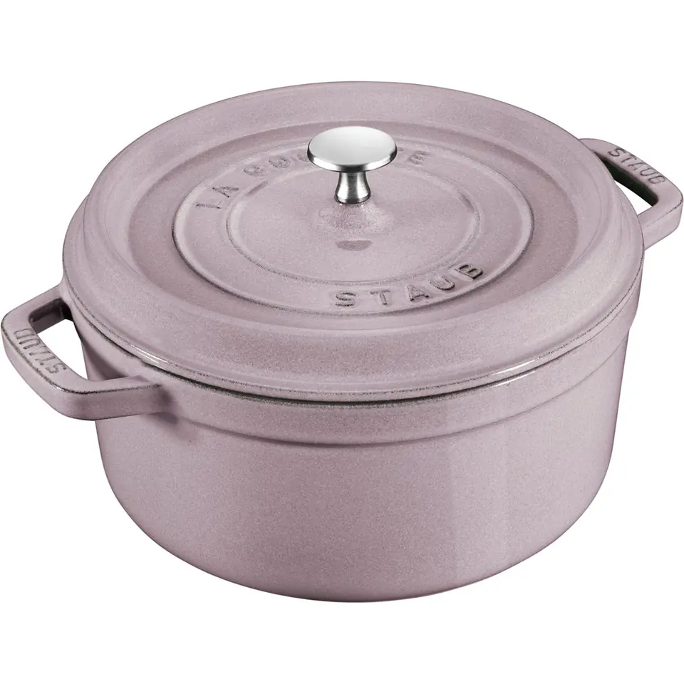 Staub Round Cast Iron Pot - 3.8 ltr, Cherry Blossom at Wasserman.eu