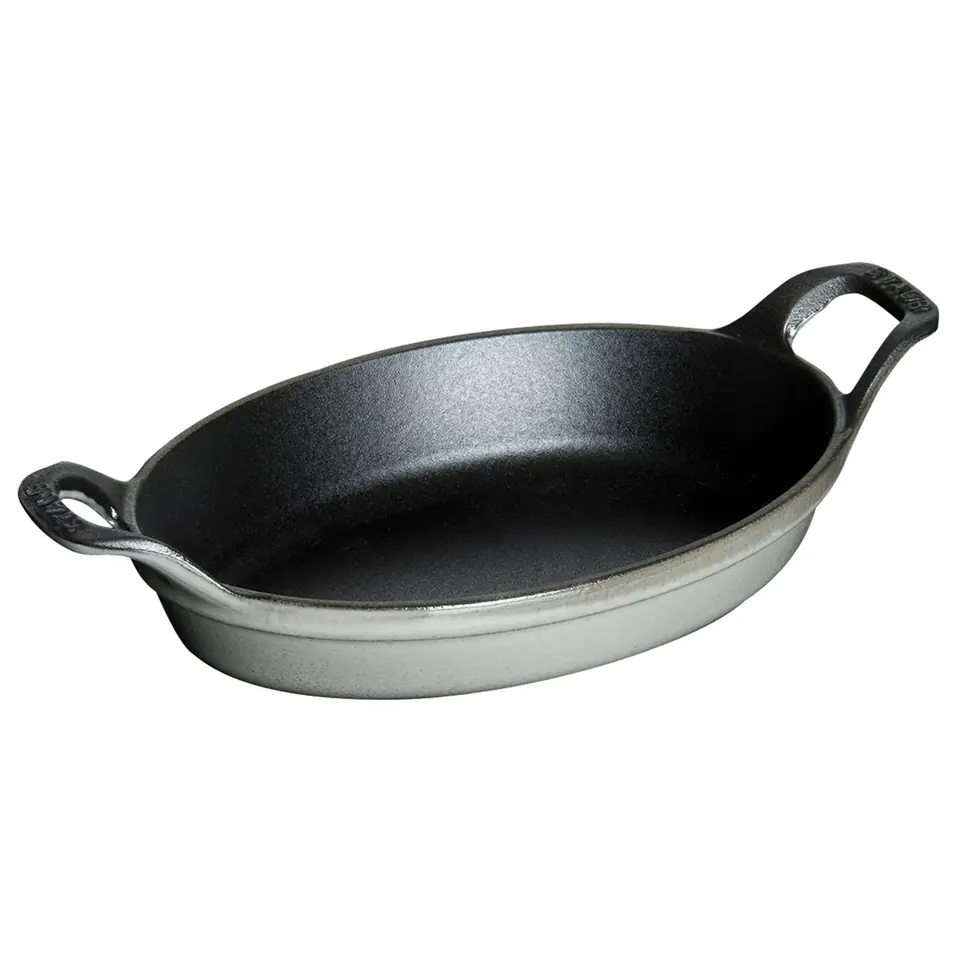 Staub Oval Mini Baking & Casserole Dish - 250 ml, Graphite at Wasserman.eu