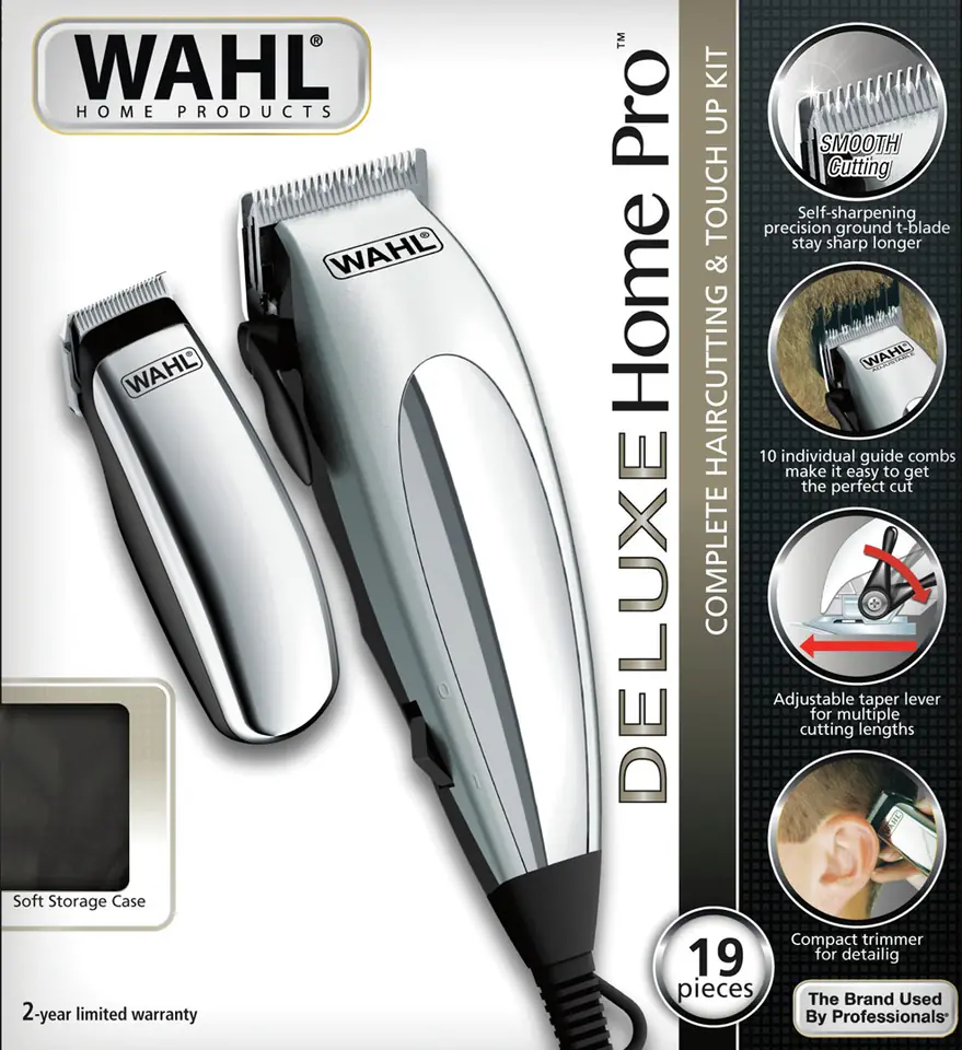 ⁨Wahl 79305-1316 hair trimmers/clipper Chrome, Silver⁩ at Wasserman.eu