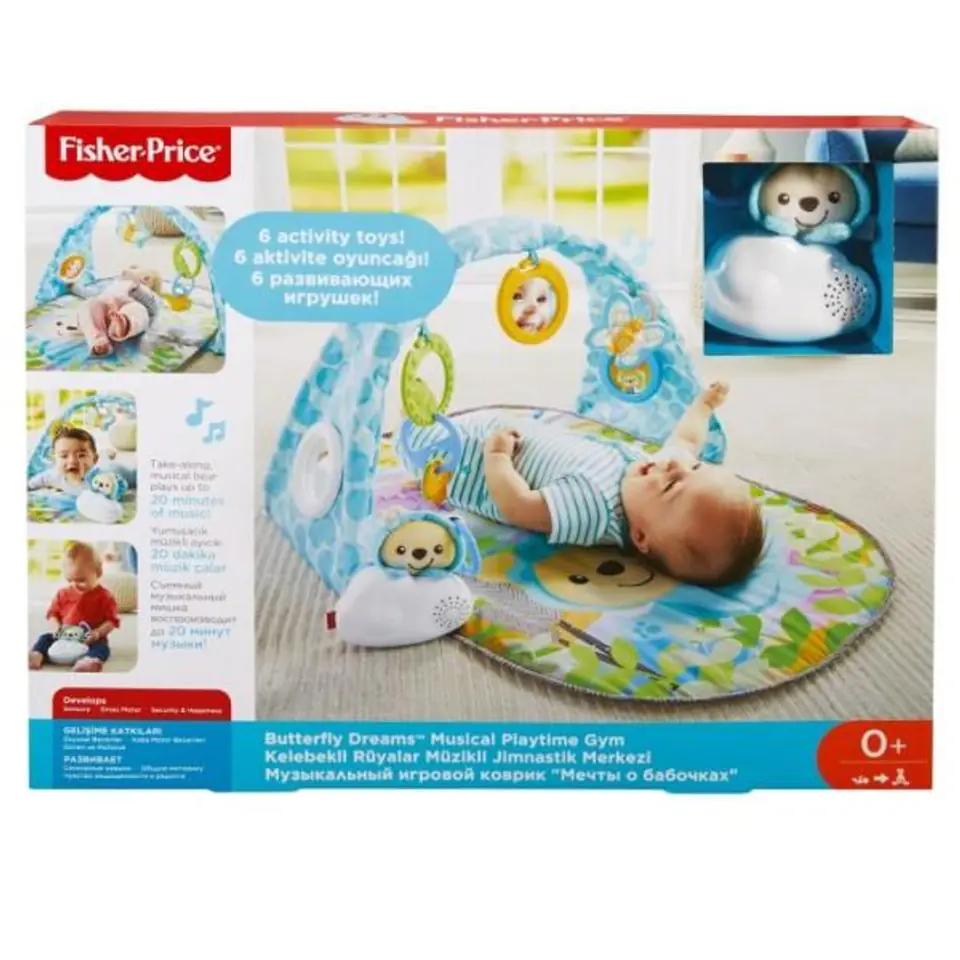 ⁨Fisher-Price Misiowa mata z dźwiękami DYW46 p4 MATTEL⁩ w sklepie Wasserman.eu