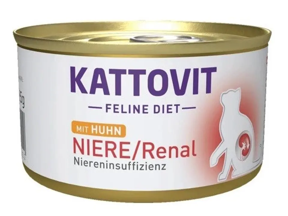 ⁨KATTOVIT Feline Diet Niere/Renal Chicken - wet cat food - 85g⁩ at Wasserman.eu