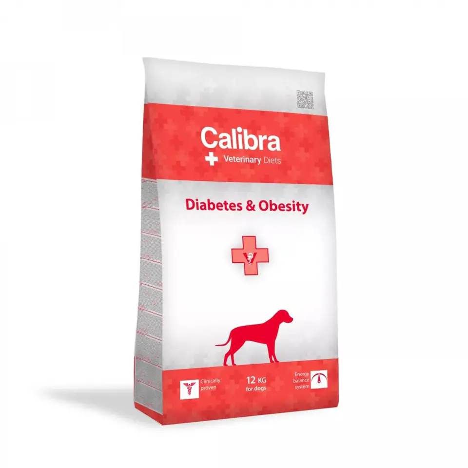 ⁨CALIBRA Veterinary Diets Diabetes /Obesity - karma dla psa - 12 kg⁩ w sklepie Wasserman.eu