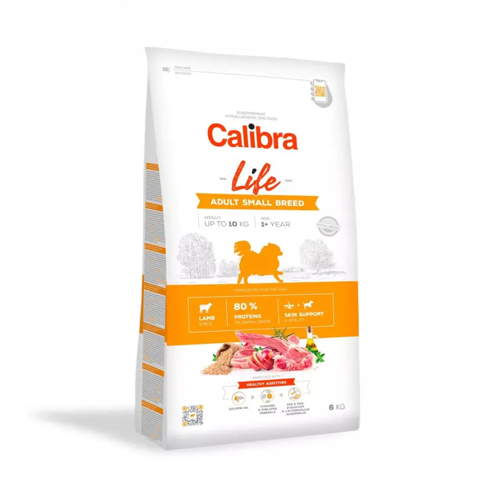 ⁨CALIBRA Life Adult Small Breed Lamb - dry dog food - 6kg⁩ at Wasserman.eu