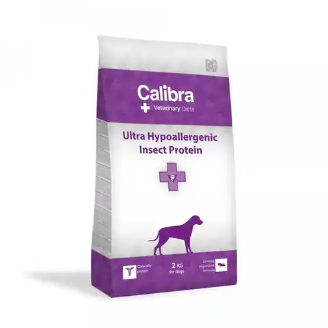 ⁨CALIBRA Veterinary Diets Ultra Hypoallergenic Insect - dry dog food - 2kg⁩ at Wasserman.eu