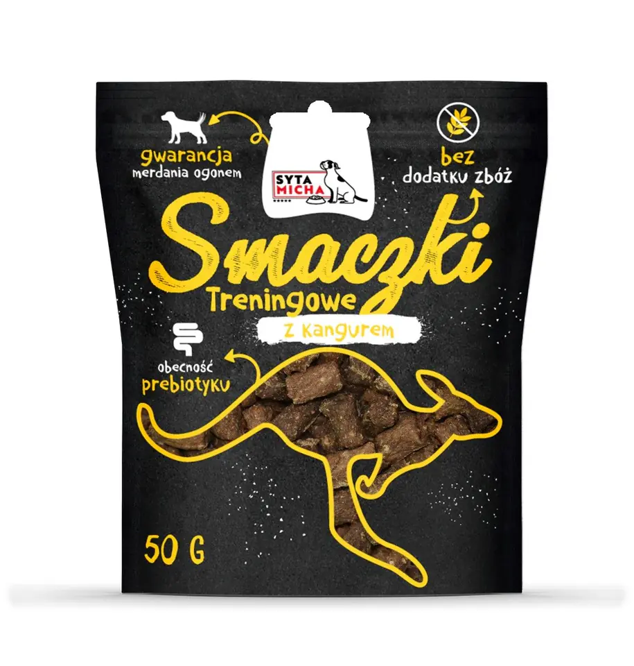 ⁨SYTA MICHA Training treats with kangaroo - dog treat - 50g⁩ at Wasserman.eu