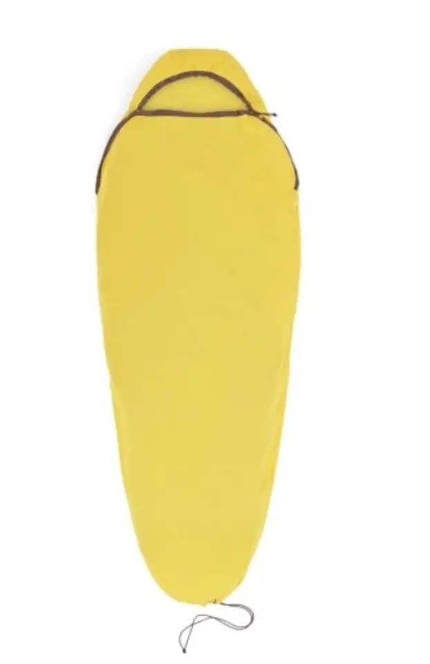 ⁨Sea To Summit Reactor Sleeping Bag Liner - Mummy W/ Drawcord- compact- yellow⁩ at Wasserman.eu