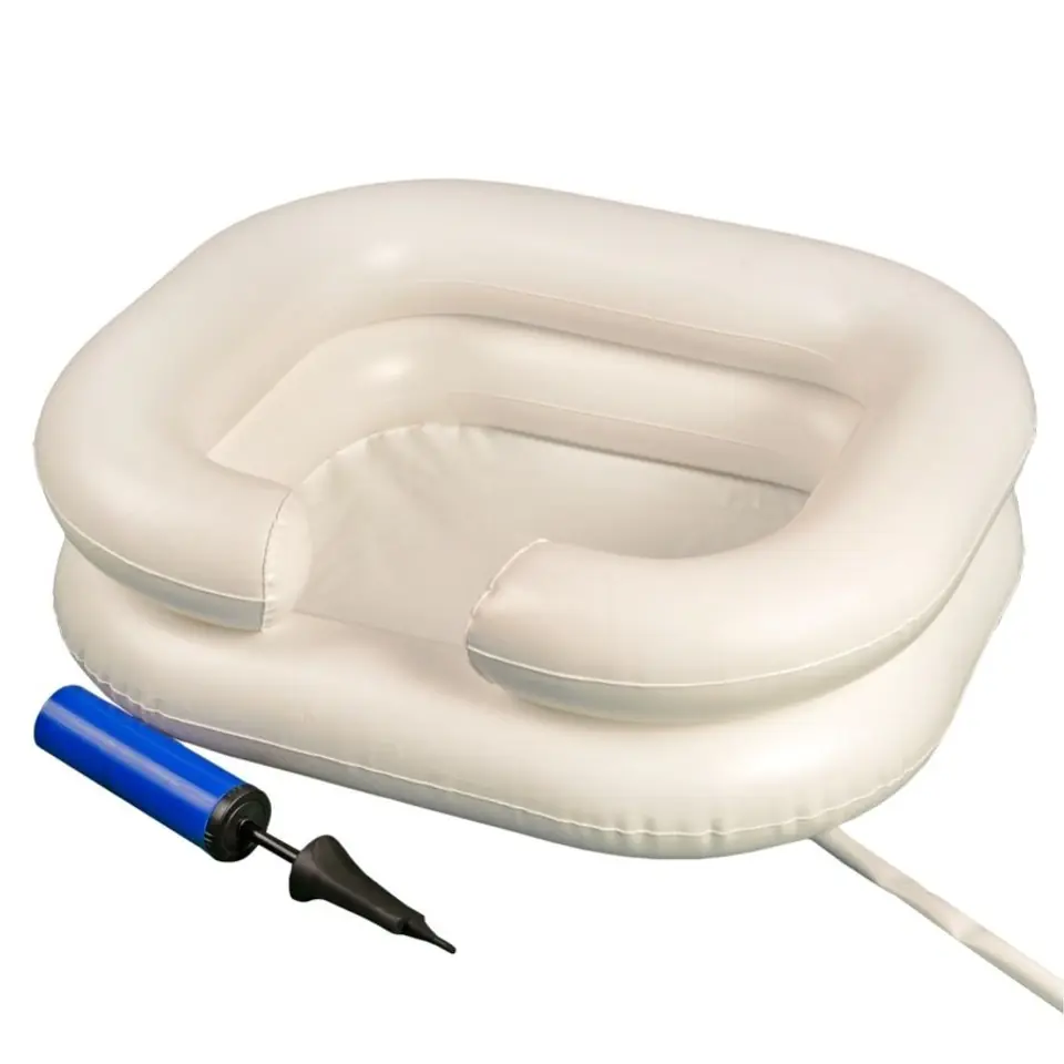 ⁨Inflatable head wash pool⁩ at Wasserman.eu