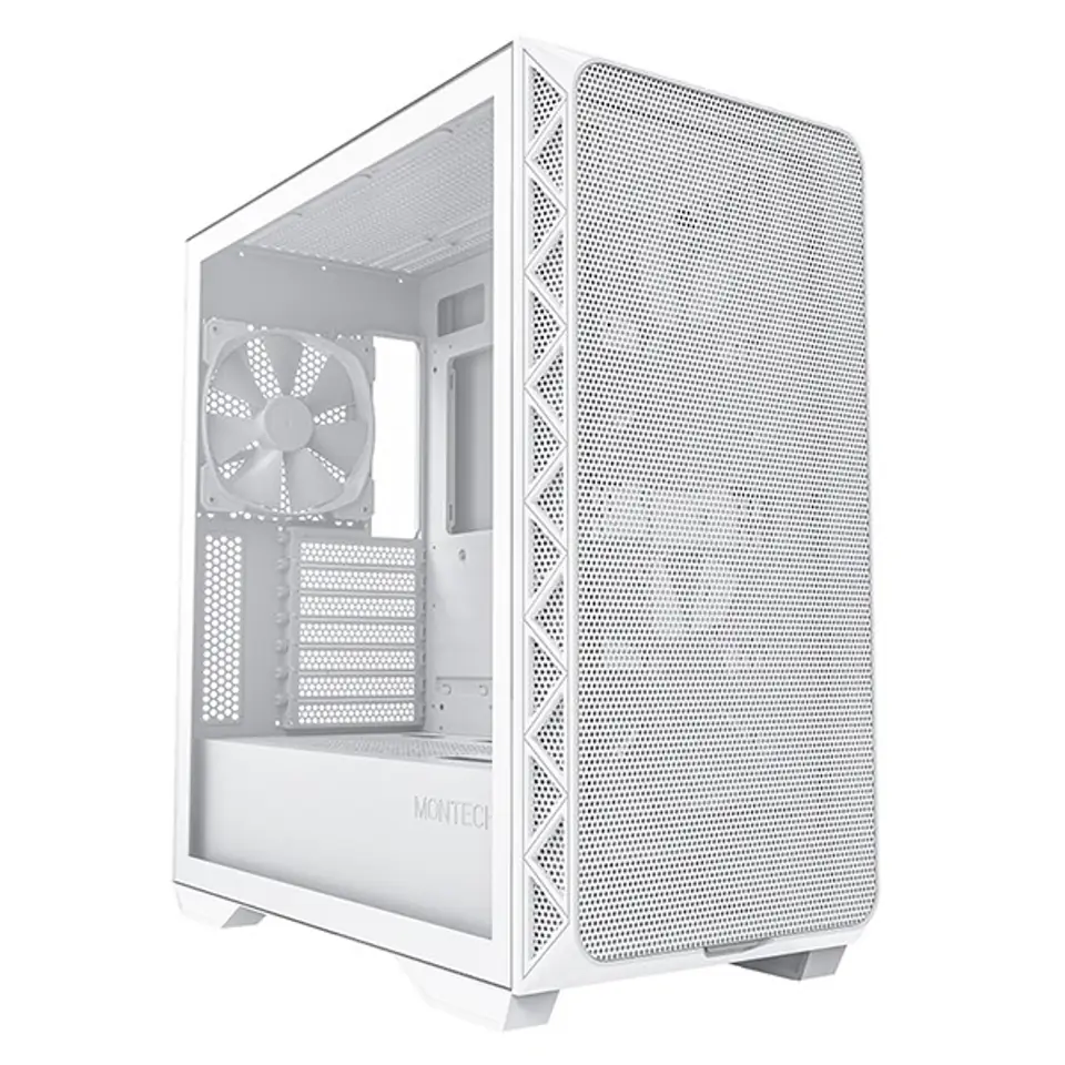 Montech AIR 903 Base Midi-Tower, Tempered Glass - White at Wasserman.eu