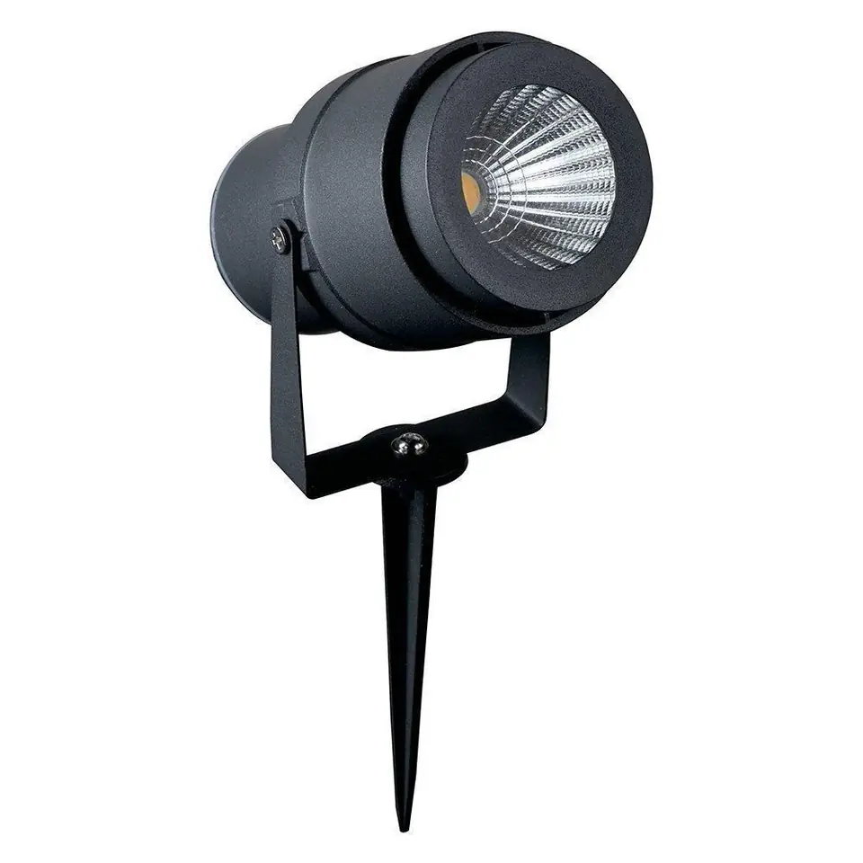 ⁨Oprawa Gruntowa Ogrodowa Wbijana LED V-TAC 12W Szara VT-857-G 3000K 875lm⁩ w sklepie Wasserman.eu