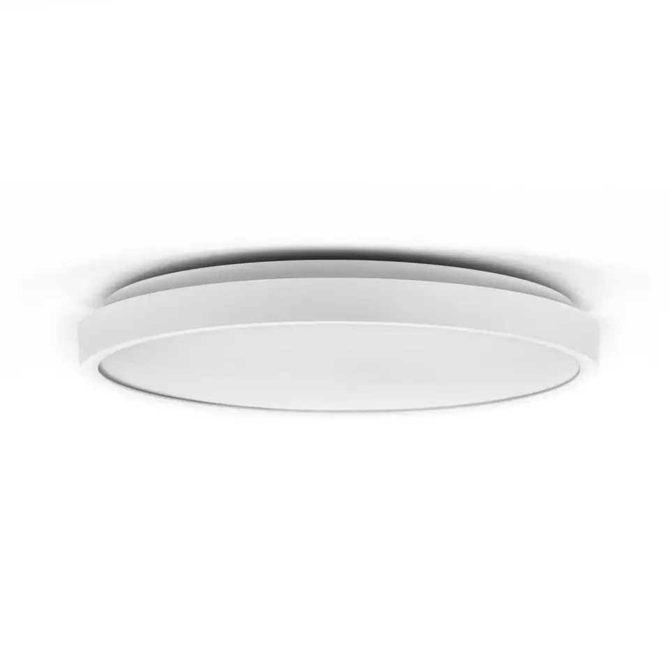 ⁨Plafond V-TAC VT-8624S surface-mounted 24W LED IP44 29cm motion detector 3000K 2500lm (SKU 76621) White⁩ at Wasserman.eu