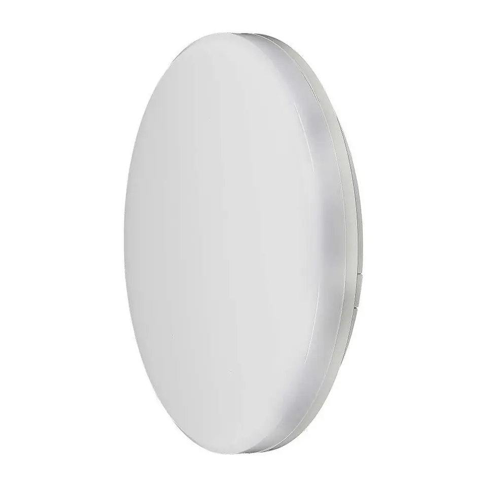 ⁨Plafon V-TAC VT-8033 natynkowy 15W LED SAMSUNG CHIP IP44 120lm/W 4000K 1850lm (SKU 2155669) Biały⁩ w sklepie Wasserman.eu