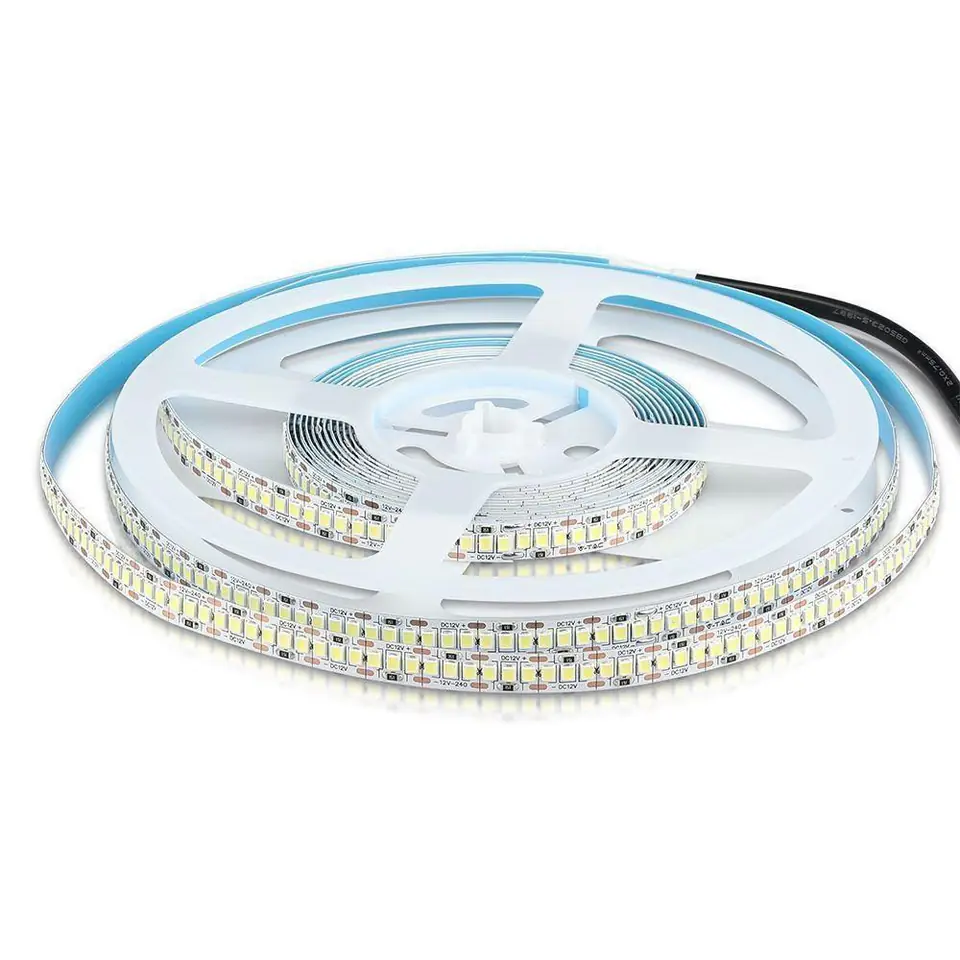 ⁨LED strip V-TAC VT-2835 1200LED High Lumen SMD2835 12V IP20 20W/m 3000K 2000lm (SKU 212164)⁩ at Wasserman.eu