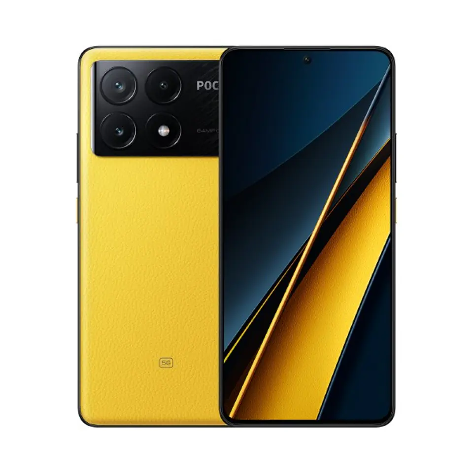 ⁨Smartfon Xiaomi Poco X6 PRO 5G 12/512GB Yellow⁩ w sklepie Wasserman.eu
