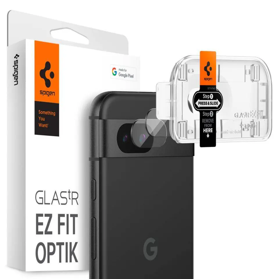 ⁨Osłona Aparatu GOOGLE PIXEL 8A Spigen Optik.TR Camera Protector 2-Pack Clear⁩ w sklepie Wasserman.eu