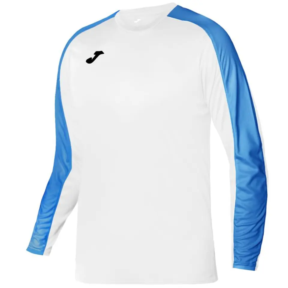 ⁨Koszulka Joma Academy T-SHIRT L/S 101658. (kolor Biały. Niebieski, rozmiar 2XS)⁩ w sklepie Wasserman.eu