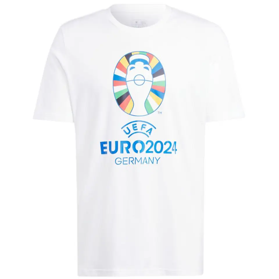 ⁨Koszulka adidas Euro24 M (kolor Biały, rozmiar XL)⁩ w sklepie Wasserman.eu