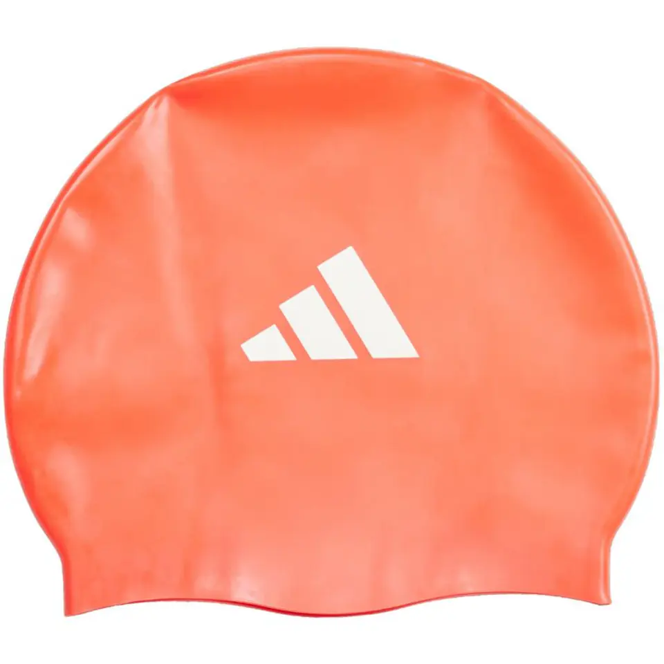 ⁨Czepek pływacki adidas 3-Stripes Jr (kolor Pomarańczowy)⁩ w sklepie Wasserman.eu