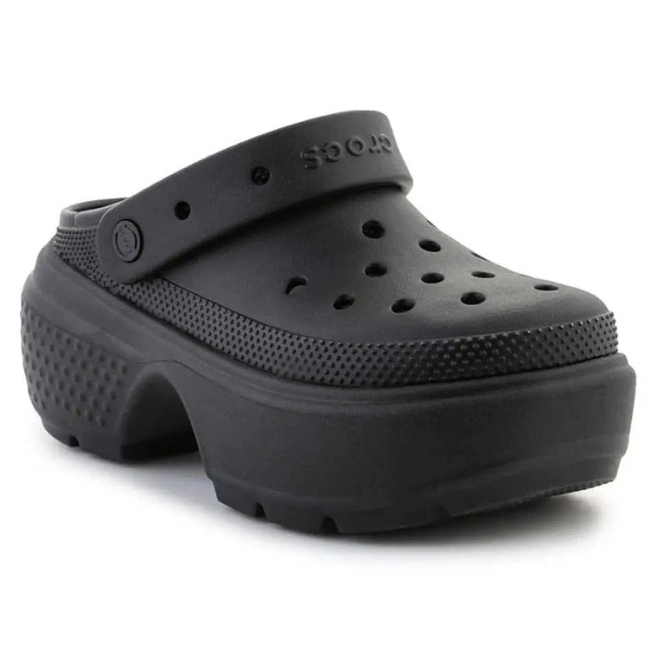 ⁨Klapki Crocs Stomp Clog W 209347 (kolor Czarny, rozmiar EU 39/40)⁩ w sklepie Wasserman.eu