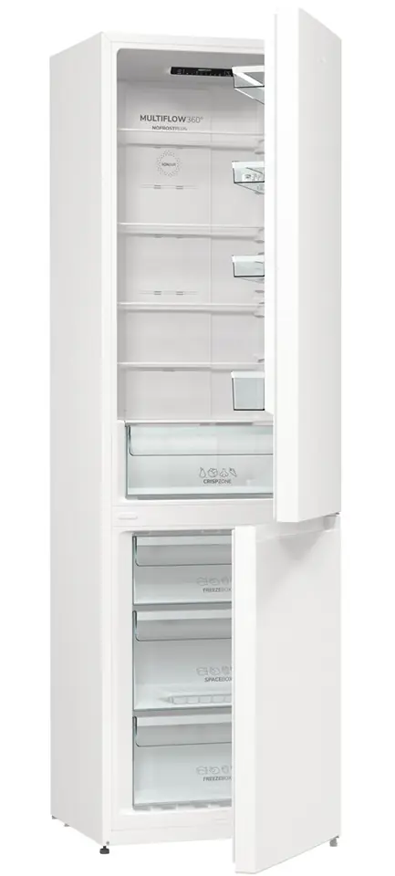 ⁨Gorenje NRK6202EW4 fridge-freezer Freestanding 331 L E White⁩ at Wasserman.eu