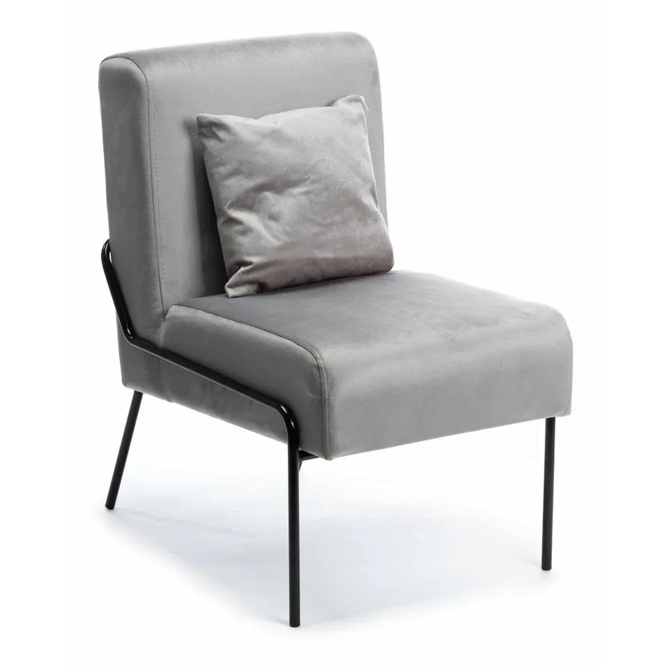 Armchair Nammi Black Gray at Wasserman.eu
